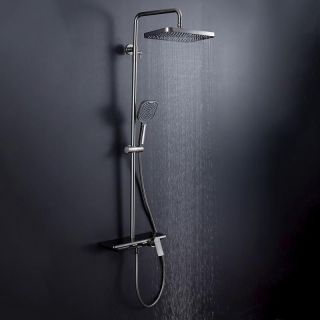 Душевая стойка Gappo G2496-19 оружейная сталь